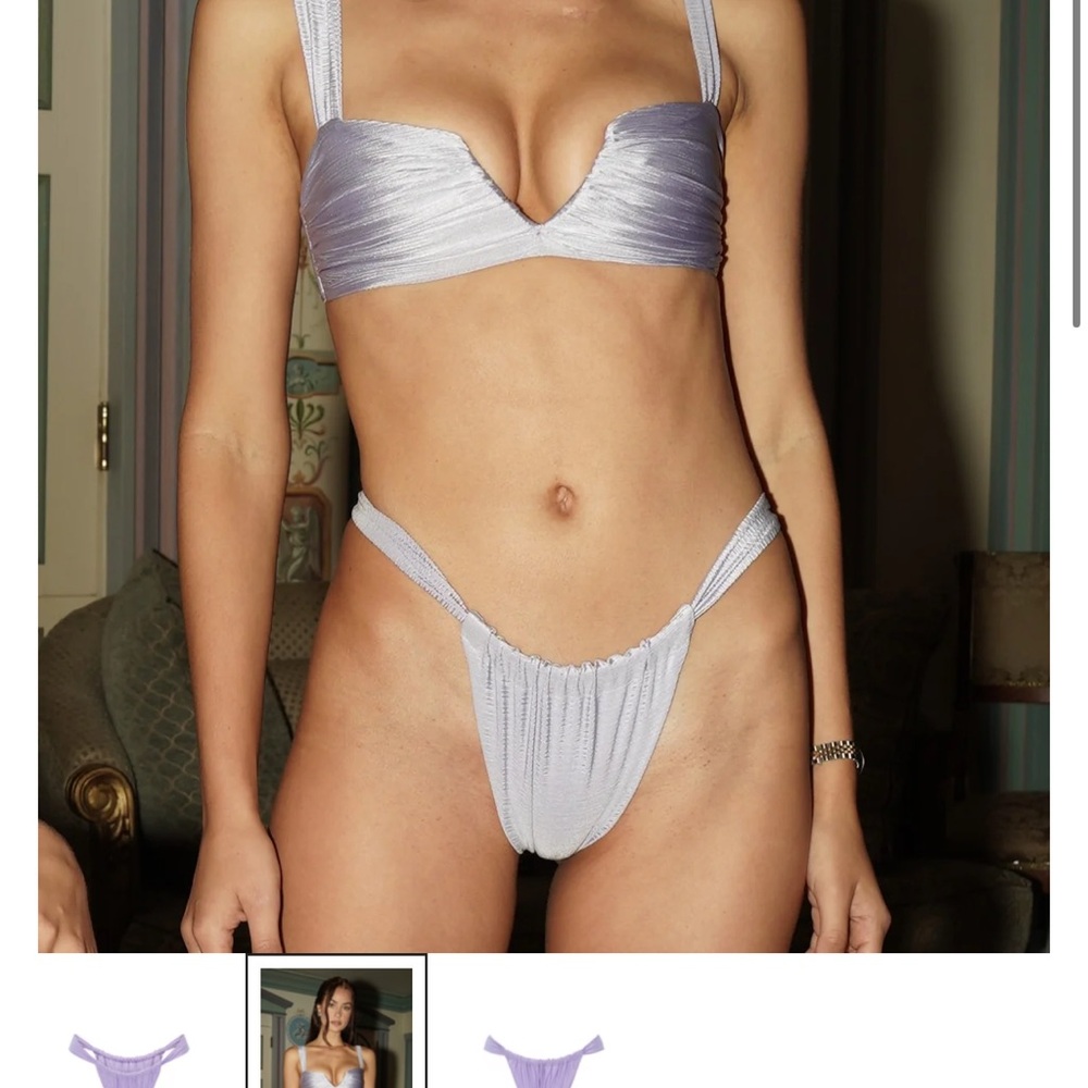 Lavender Divinoseas Bikini Set small top medium bottoms! - Picture 5 of 5
